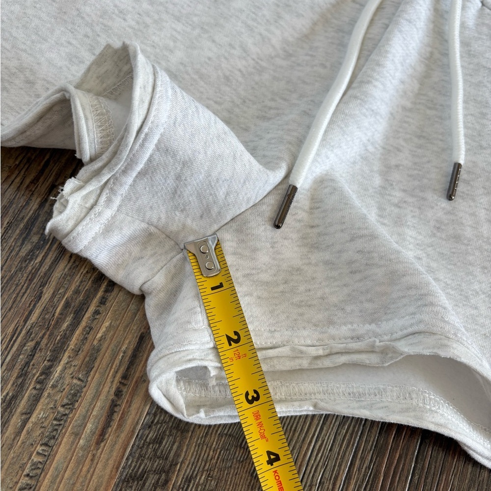 Lounge Apparel 2-pc Tee Shirt & Shorts Set Womens M Loungewear PJs Grey Marl - Picture 11 of 14